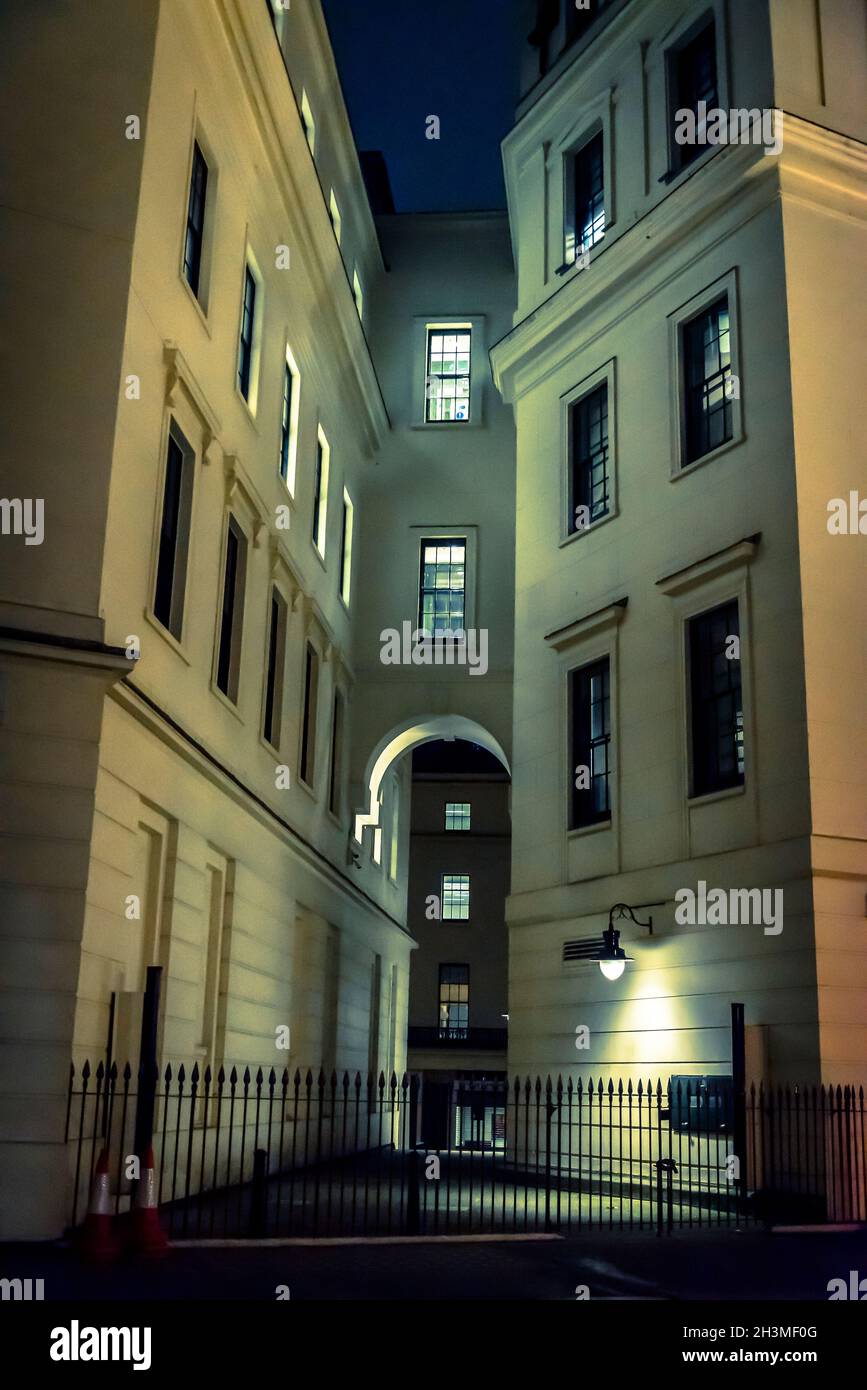 Posh residential building, West End, Covent Garden, London, England, UK