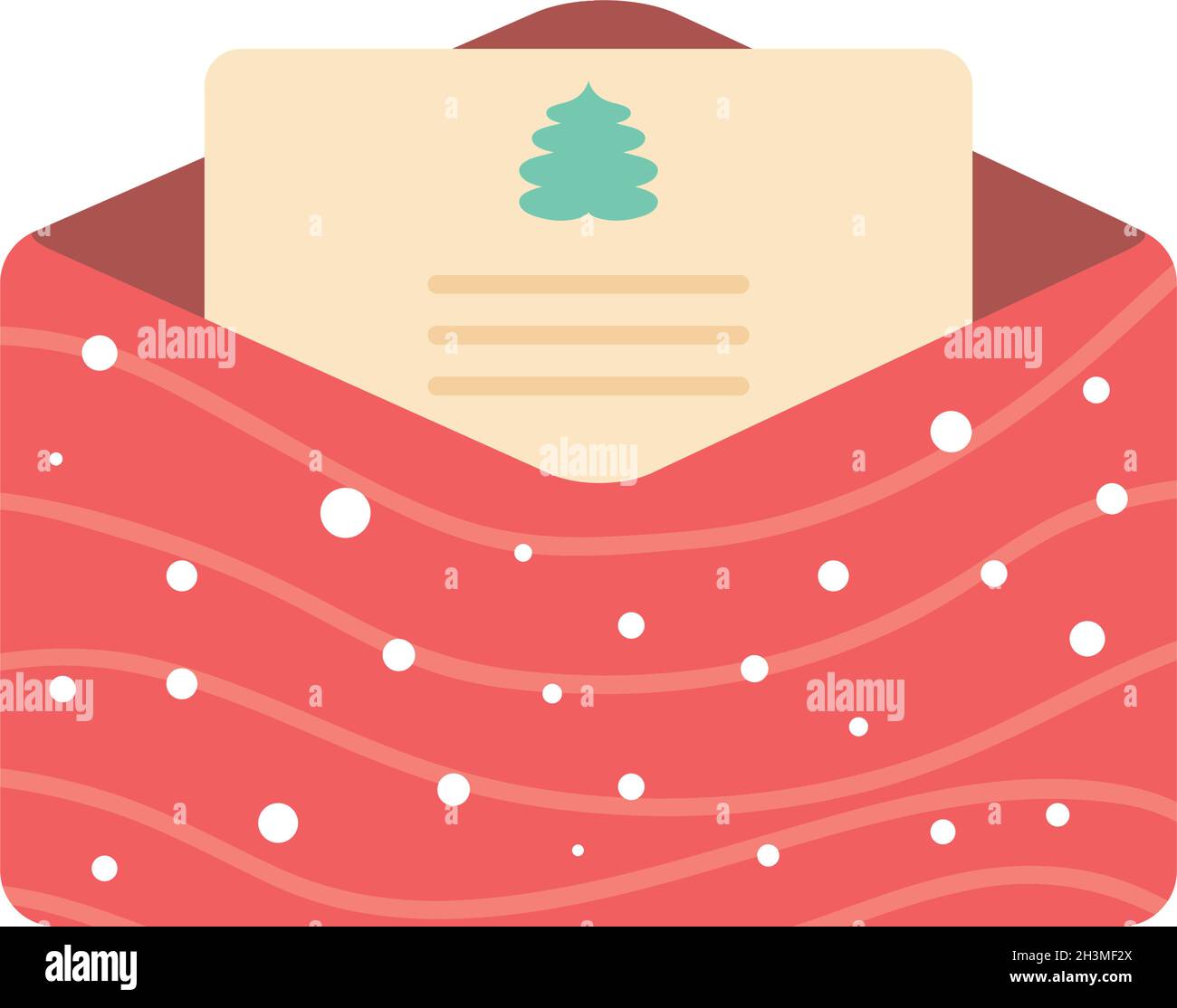 christmas letter envelope Stock Vector Image & Art - Alamy