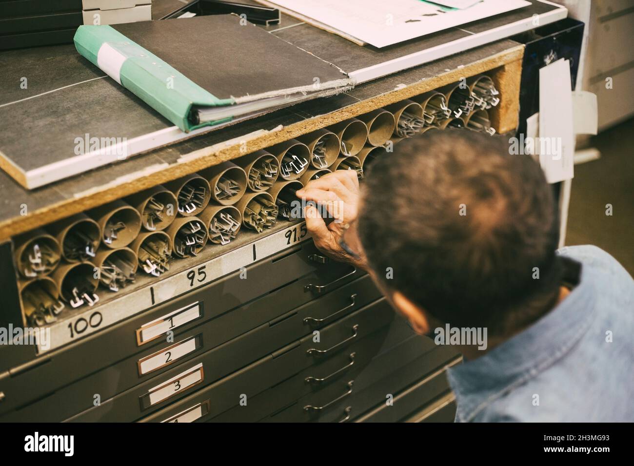 Chinese business owner working in shop hi-res stock photography and ...