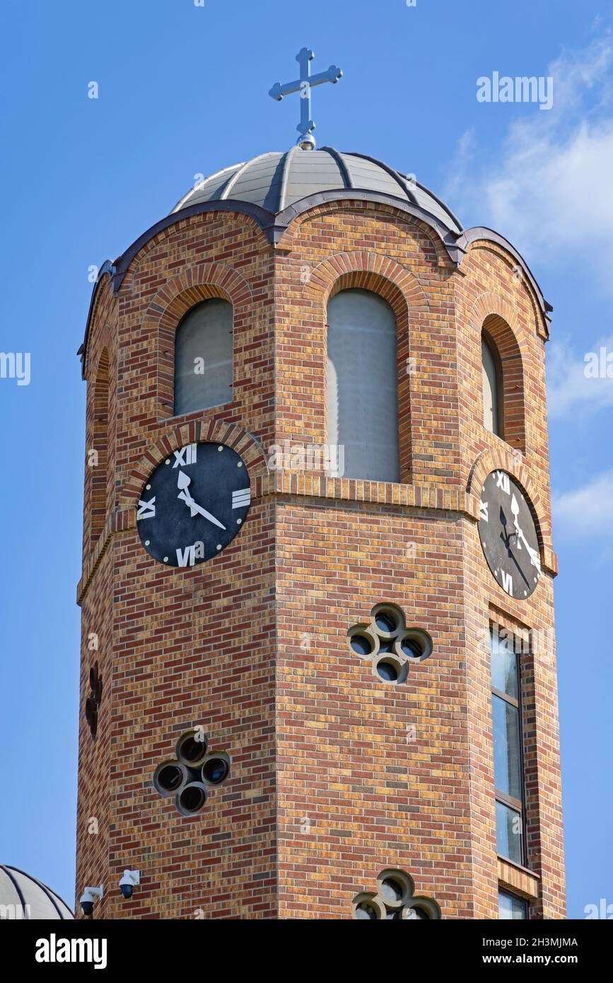 Nativity of Saint John the Baptist Church Tower in Novi Sad Stock Photo ...