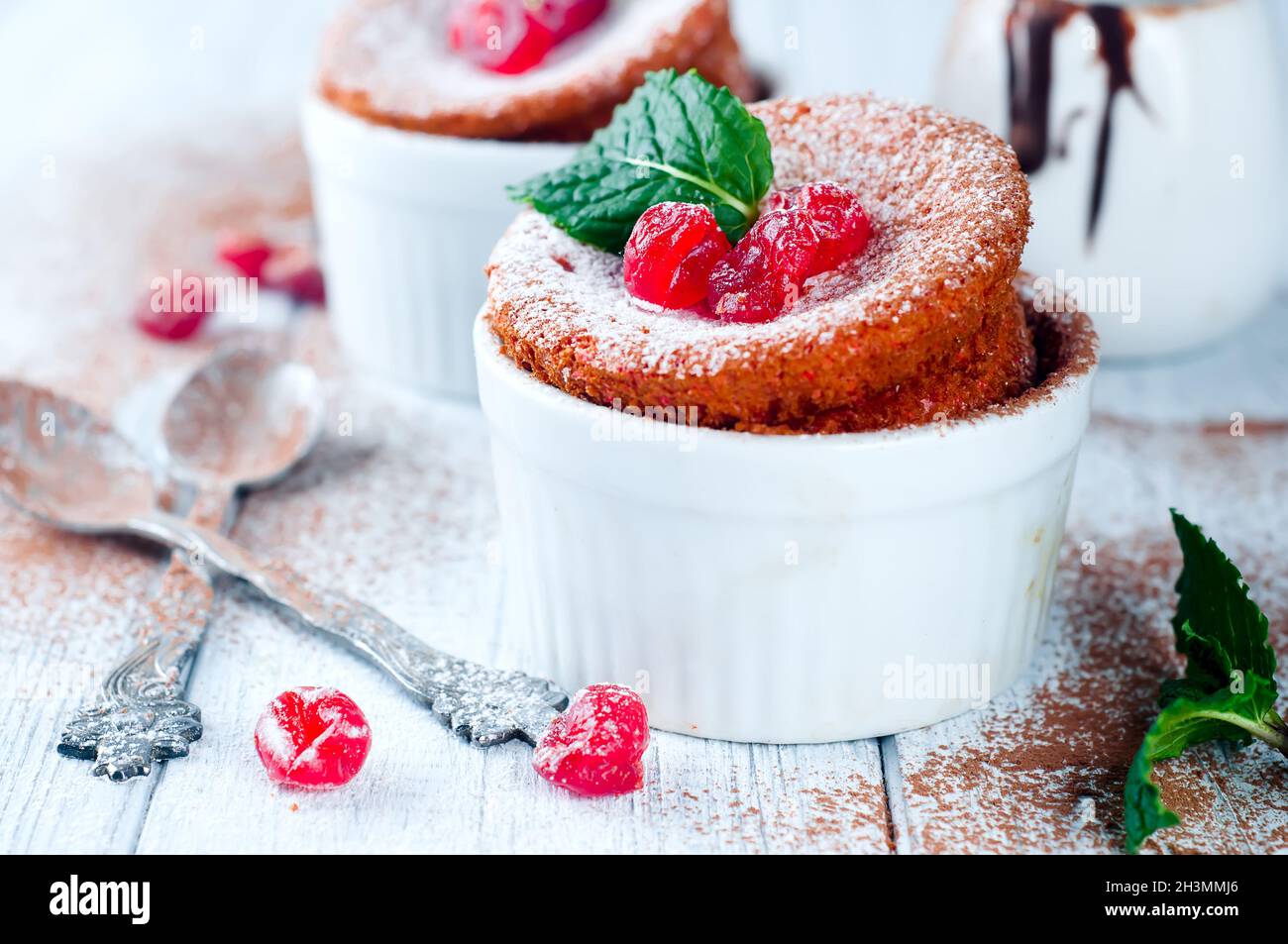 Homemade delicious souffle Stock Photo - Alamy