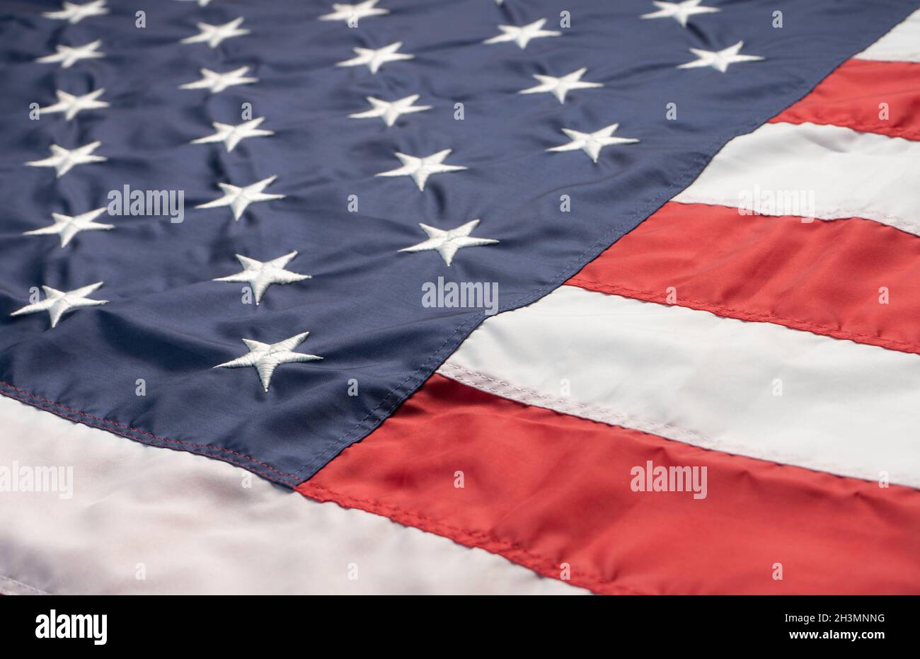 Blue background white stars pattern hires stock photography and images