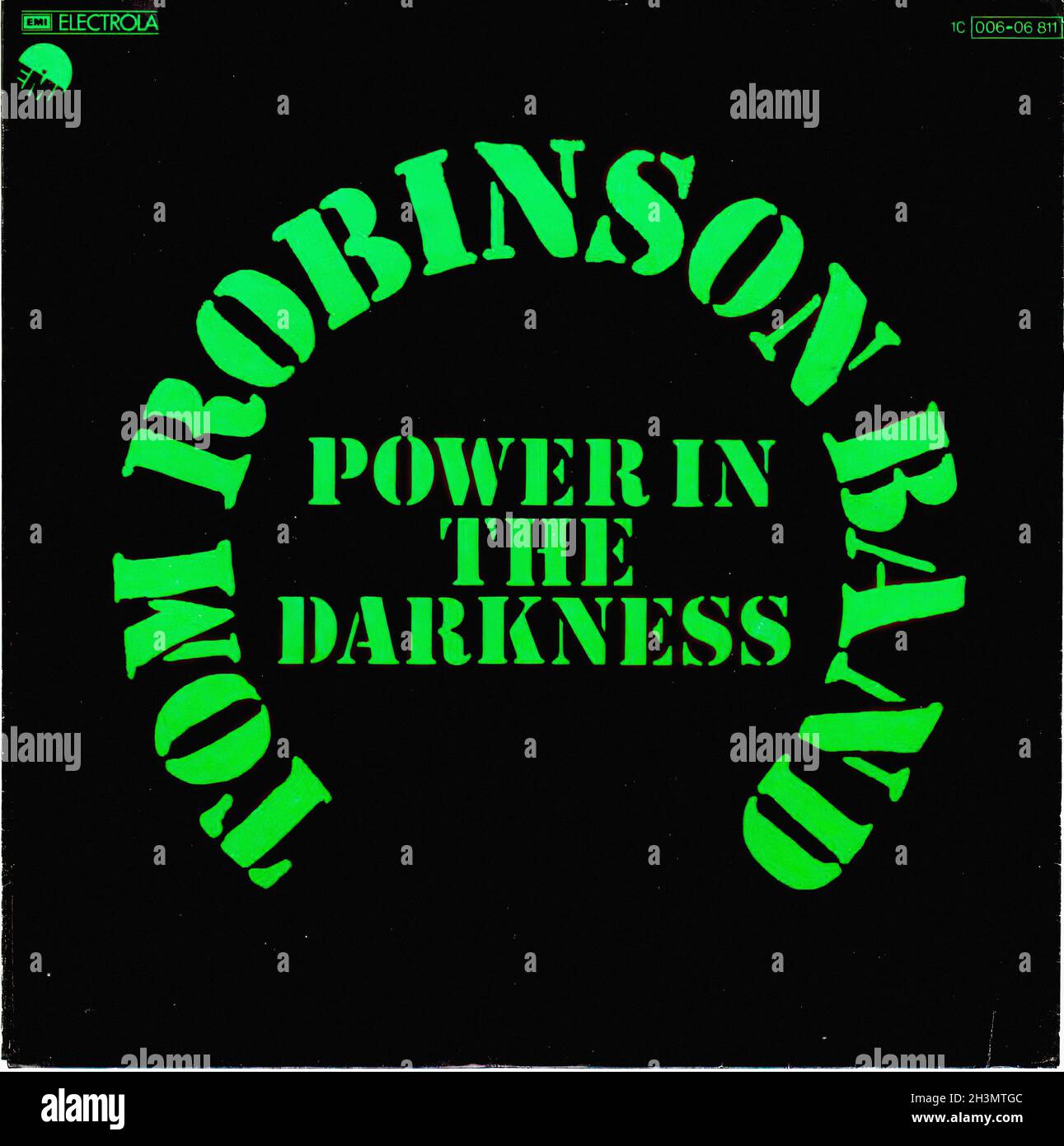 Vintage Vinyl Recording - Tom Robinson Band-Power In The Darkness - D -  1978 01 Stock Photo - Alamy