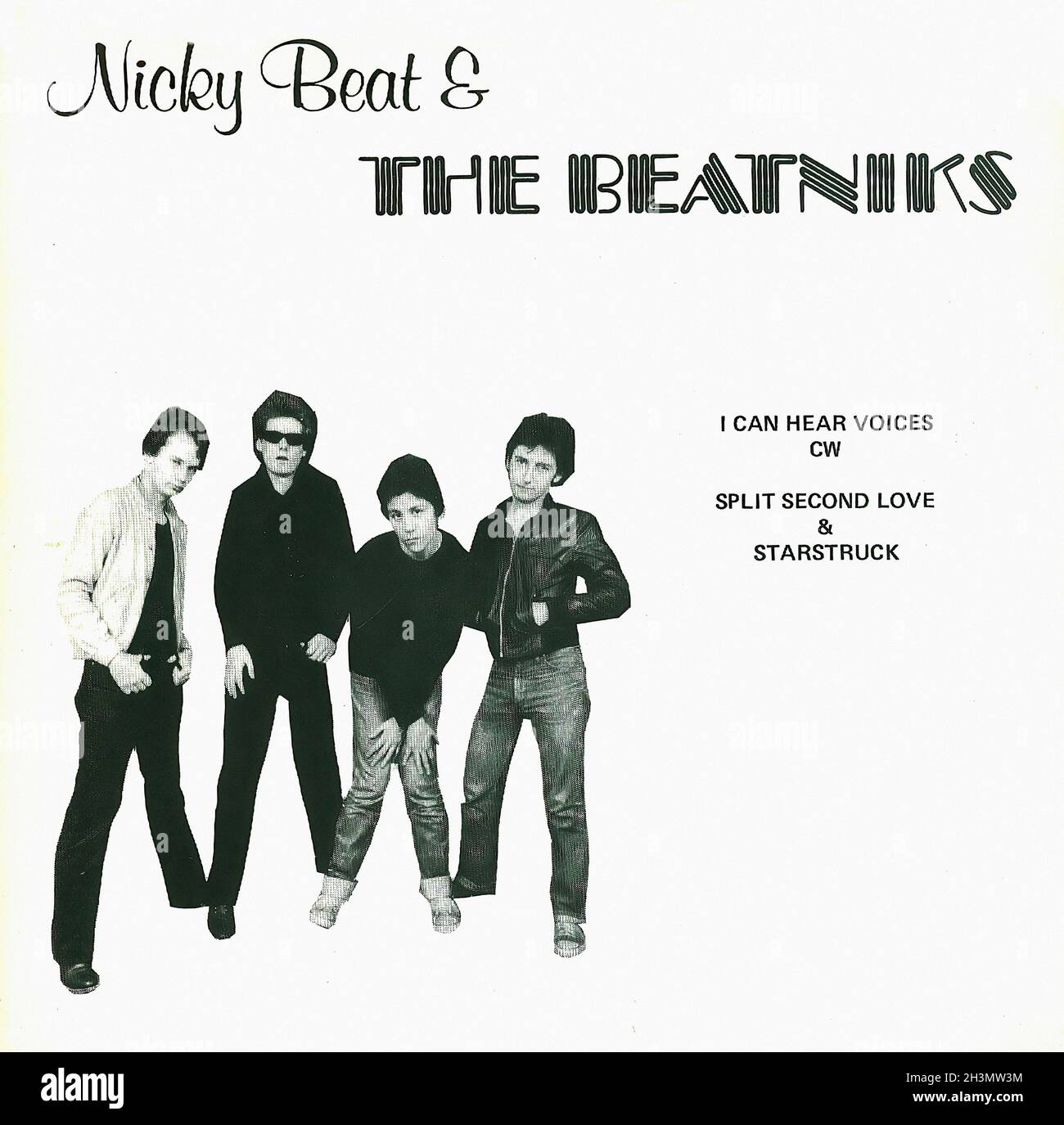 Vintage Vinyl Recording - Nicky Beat & The Beatniks - I Can Hear Voices - EP - UK -  1978 Stock Photo
