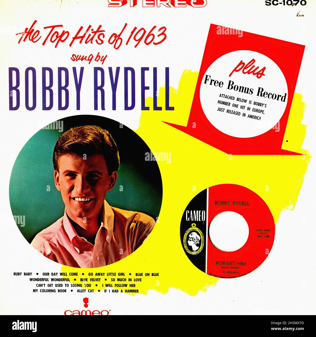 Vintage Vinyl Recording - Rydell, Bobby - Top Hits 1963 + Free Single ...