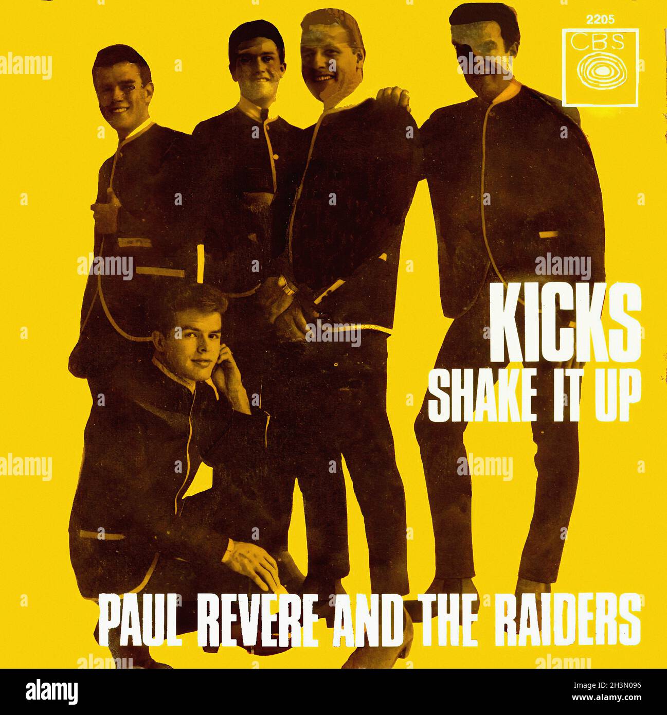 Vintage Vinyl Recording Revere, Paul & The Raiders Kicks D 1966