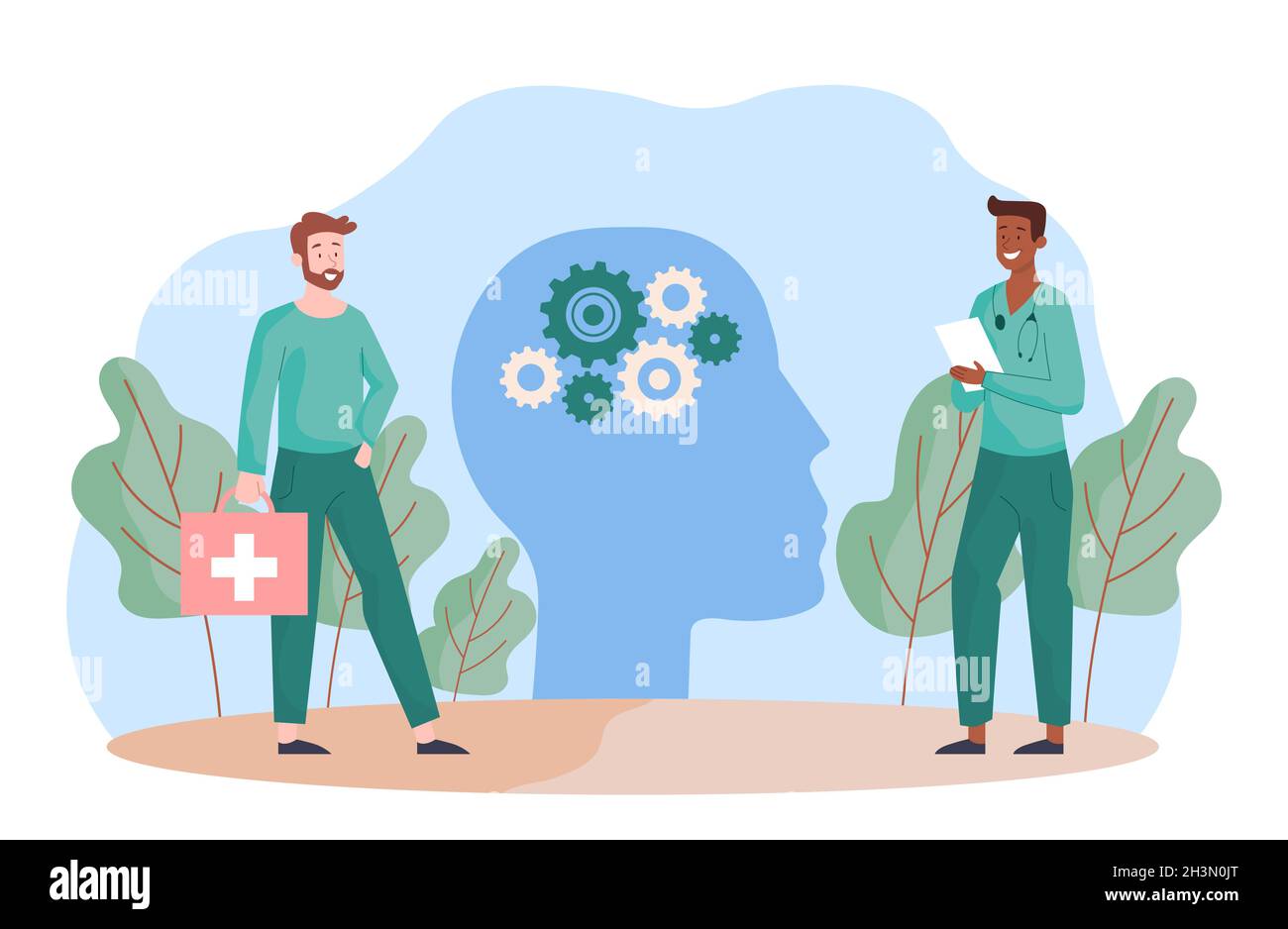 Emotional disorder concept Stock Vector Image & Art - Alamy