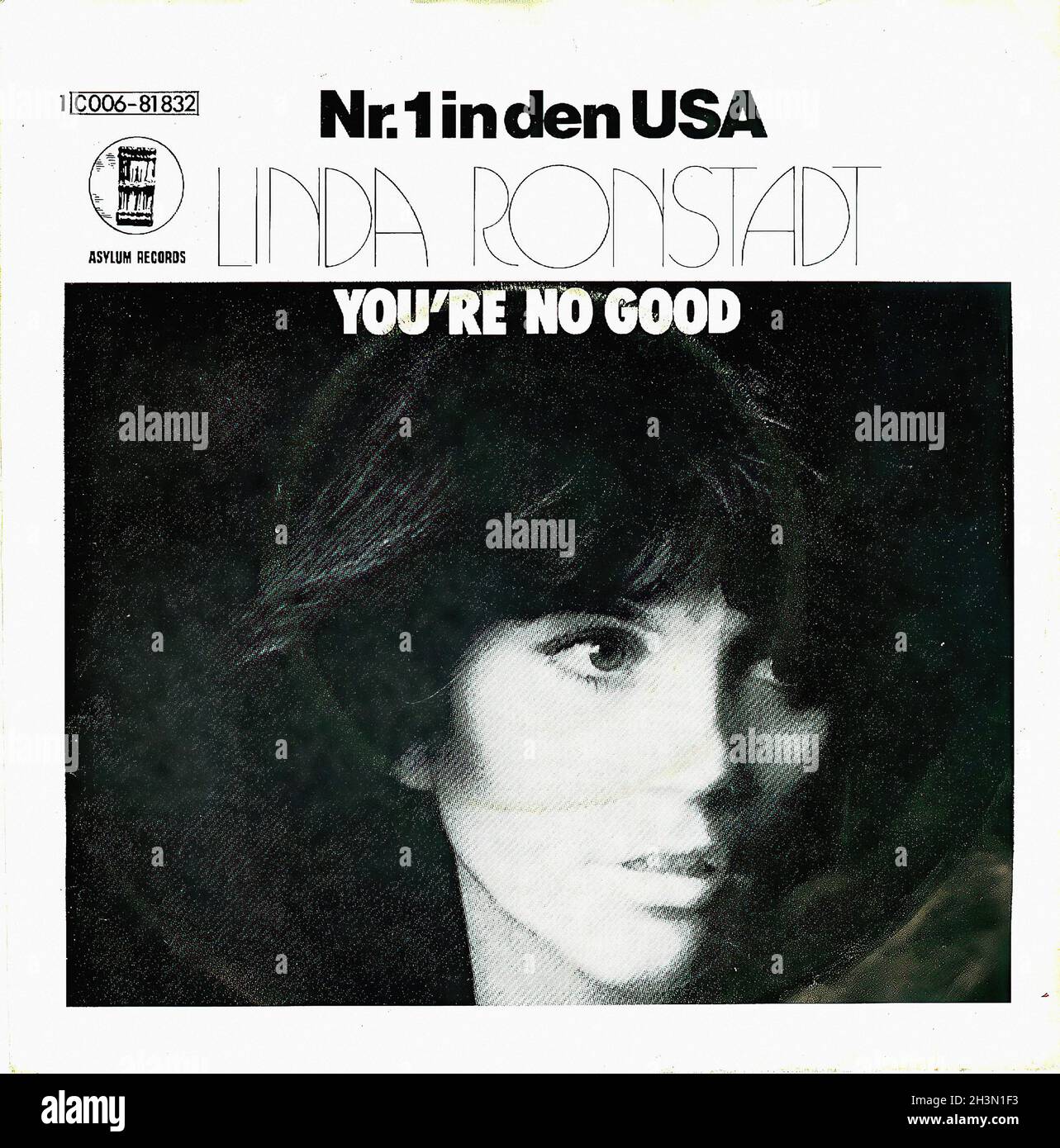 Vintage Vinyl Recording - Ronstadt, Linda - You're No Good - D - 1974 Stock Photo