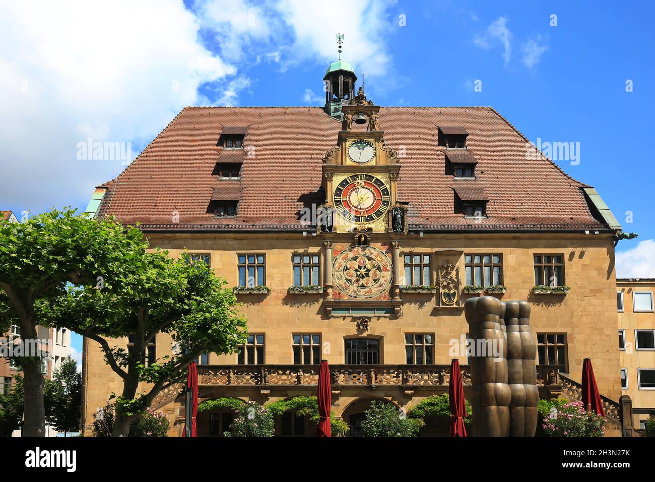Heilbronn is a city with many historical sights Stock Photo