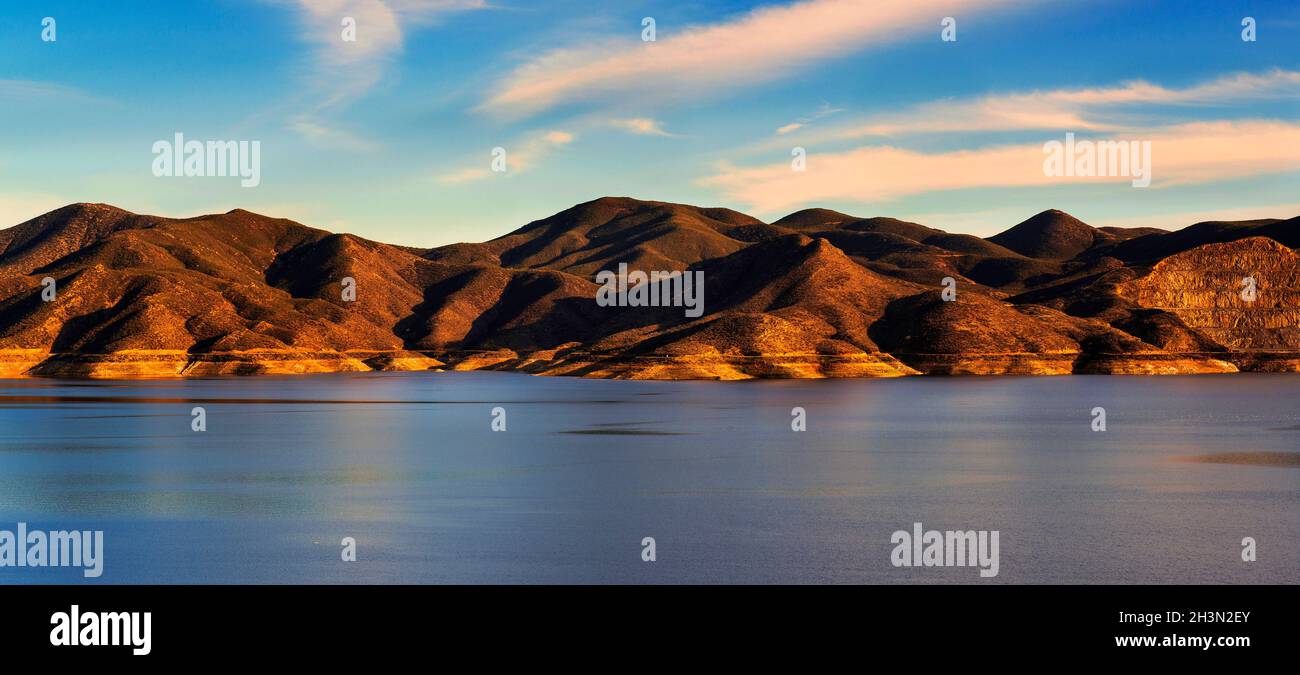 Sunset at Diamond Valley Lake, Hemet, California Stock Photo Alamy