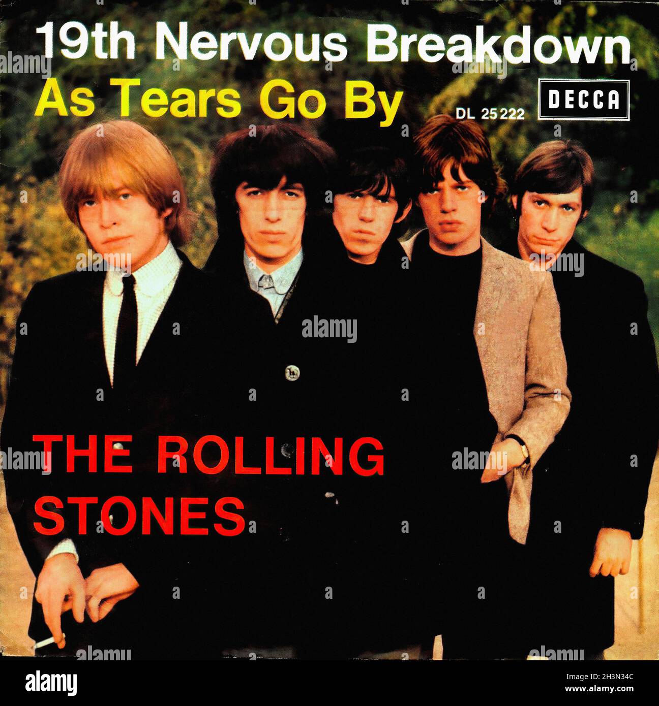 Vintage Vinyl Recording - Rolling Stones, The - 19th Nervous Breakdown - D  - 1965 Stock Photo - Alamy