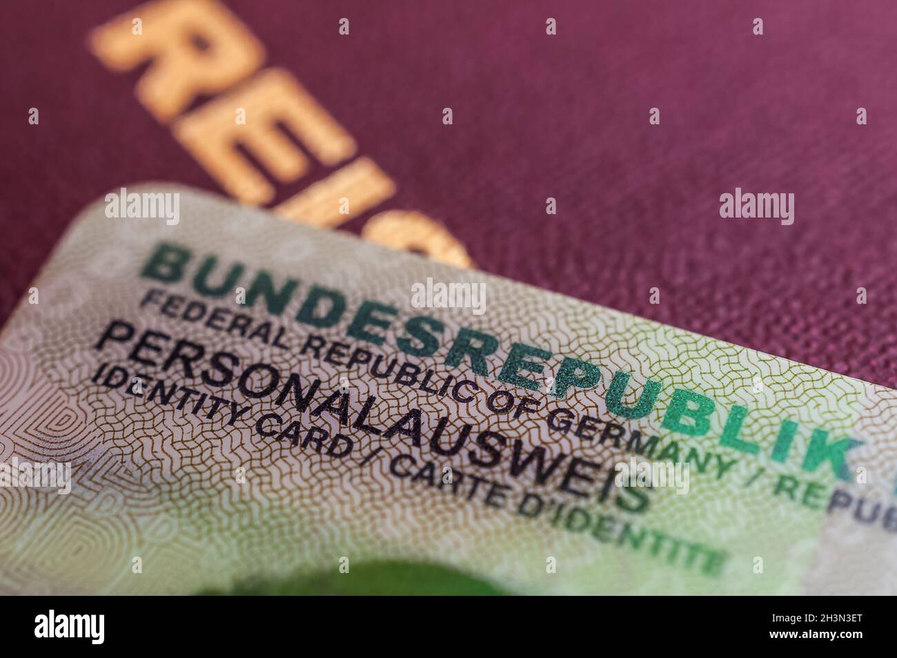 Identity card in Germany Stock Photo Alamy