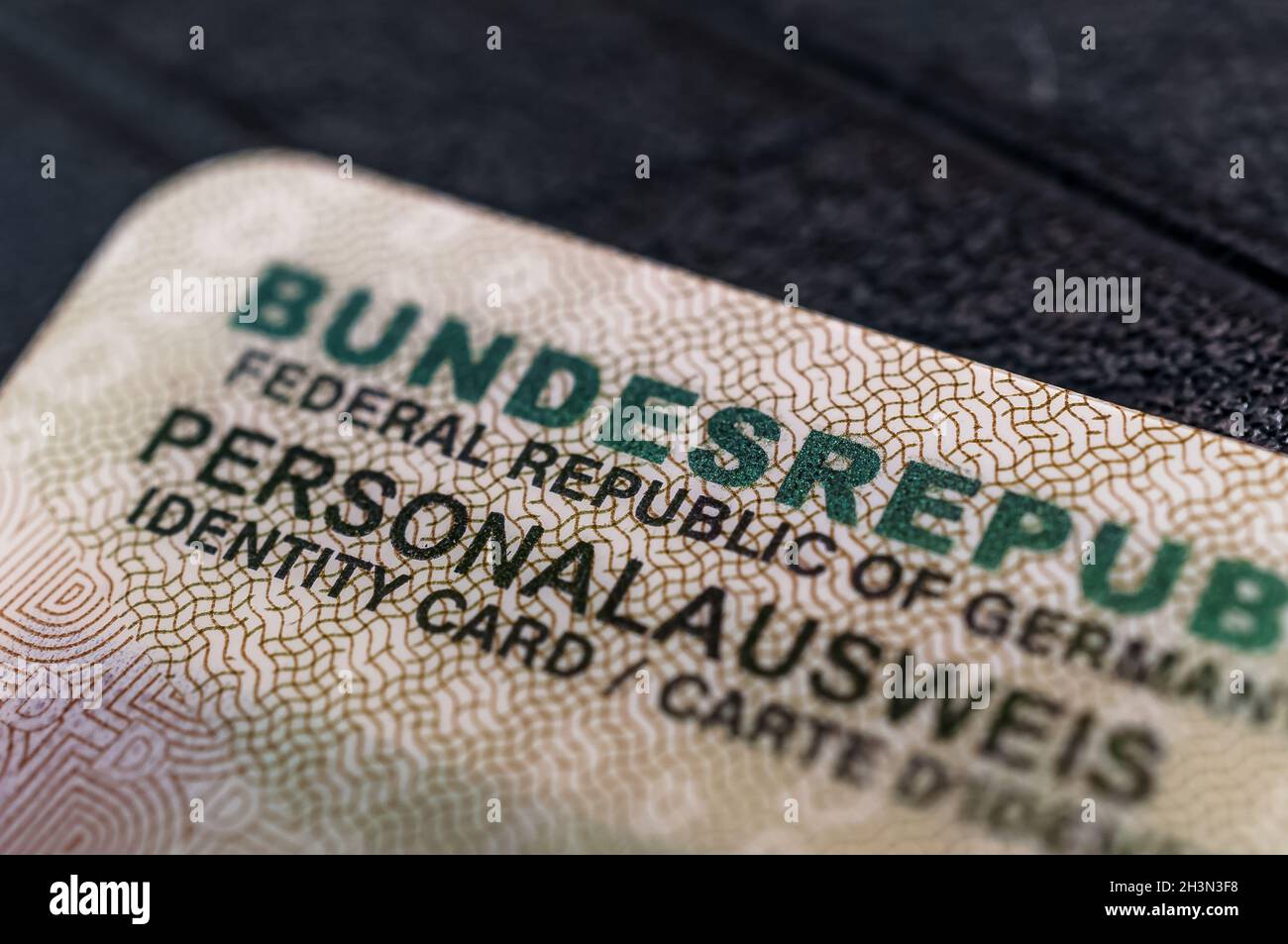 Identity card in Germany Stock Photo Alamy