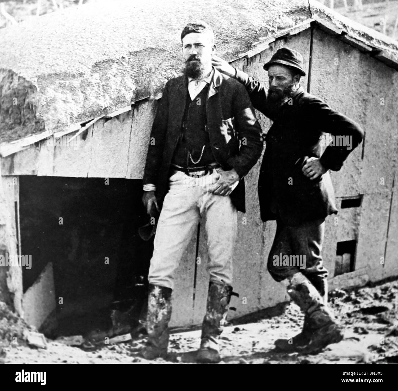 Early settlers new zealand Black and White Stock Photos & Images Alamy