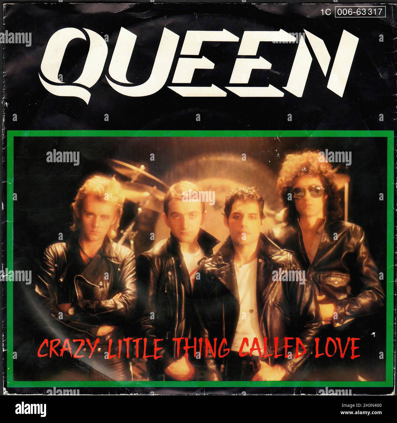 Vintage Vinyl Recording - Queen - Crazy Little Thing Called Love - D - 1979 Stock Photo