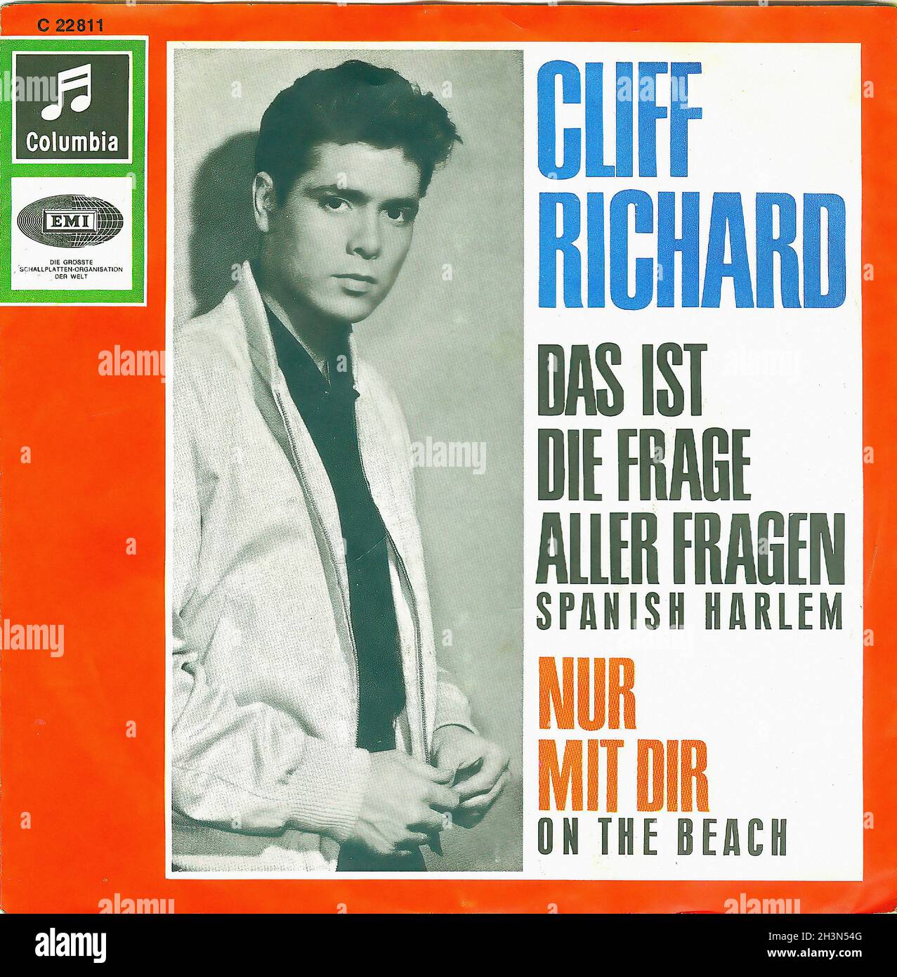 Vintage Vinyl Recording - Richard, Cliff - Das ist die Frage aller Fragen -  D - 1964 Stock Photo - Alamy