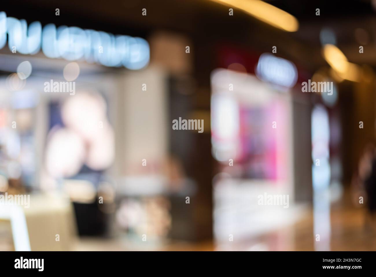 Abstract background of shopping mall Stock Photo - Alamy