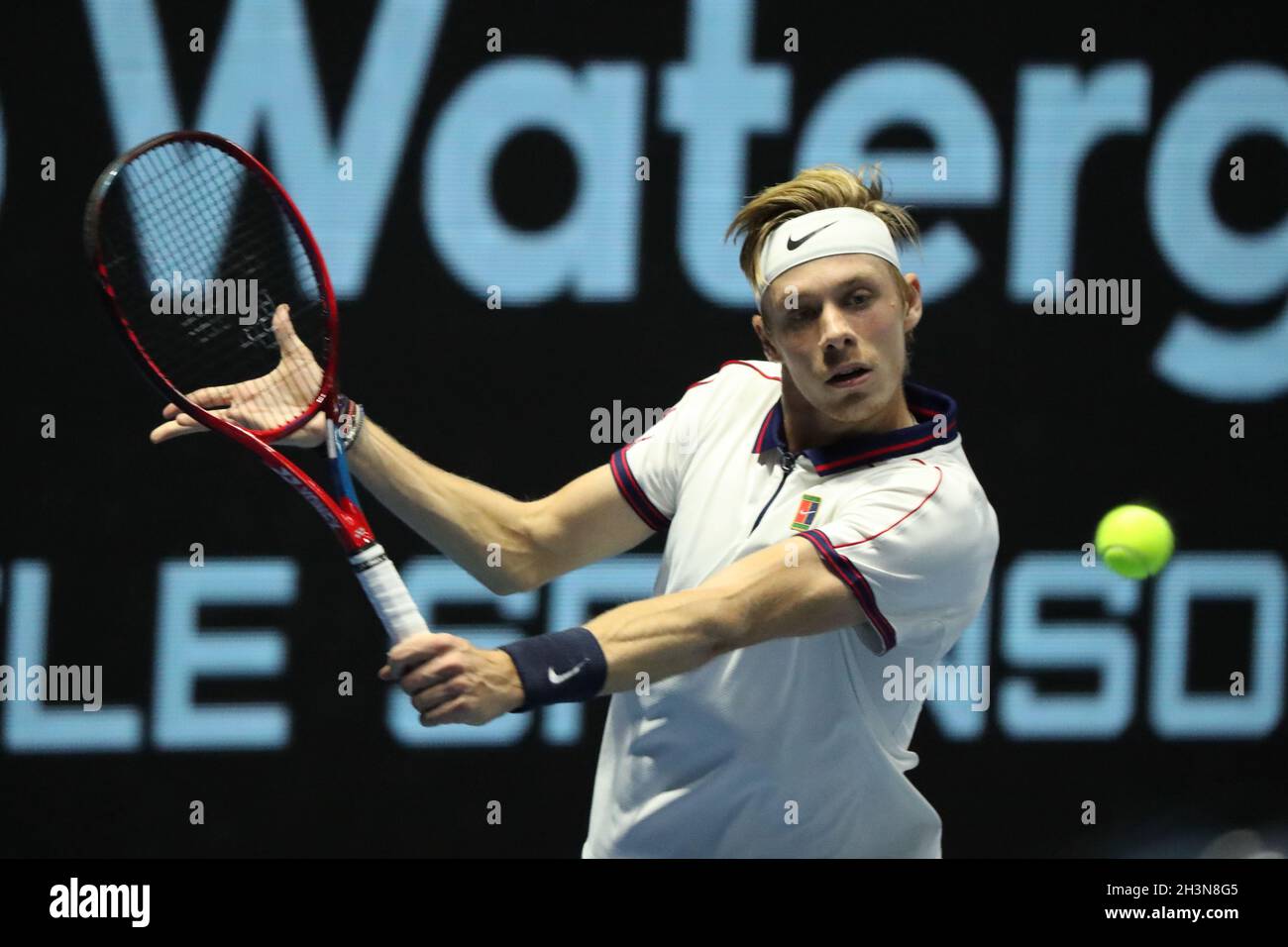 Denis Shapovalov of Canada in action during the 2021 St
