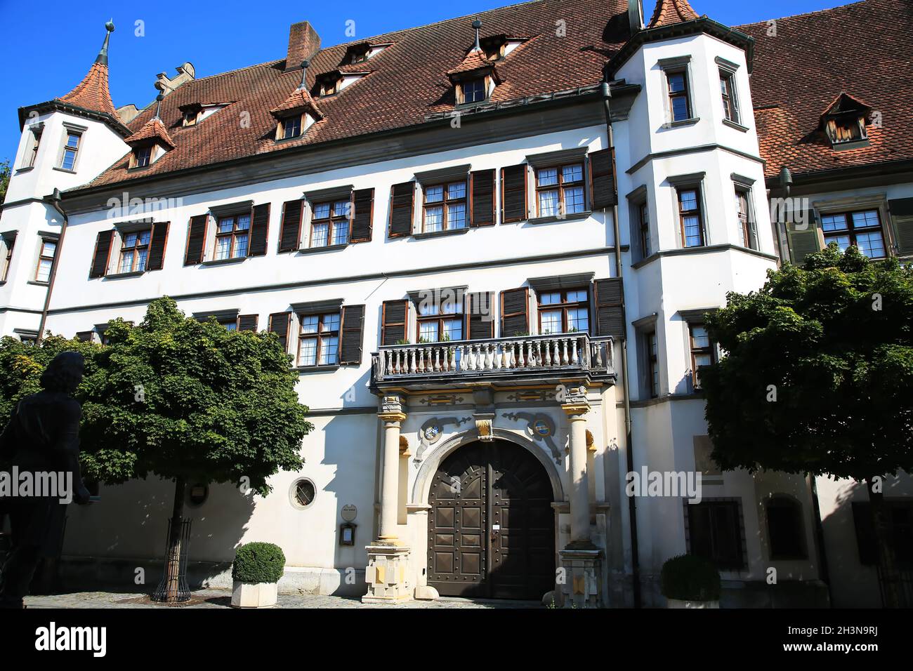 Sights of Pappenheim in Bavaria Stock Photo