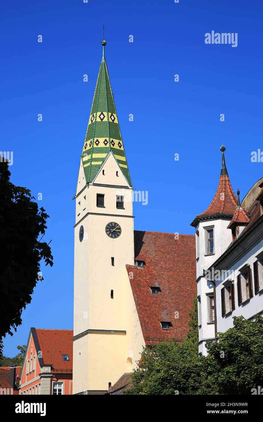 Sights of Pappenheim in Bavaria Stock Photo