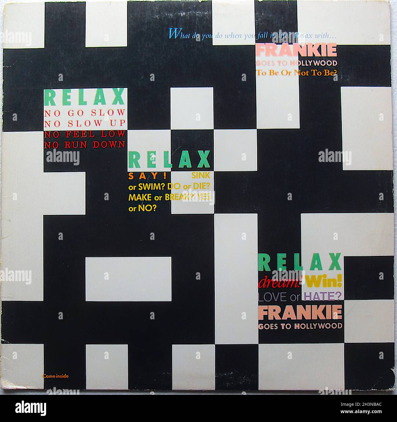1984 Frankie Goes to Hollywood Relax 12 Inch Single Original