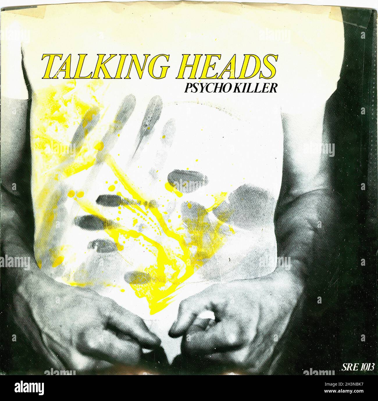Vintage Vinyl Recording - Talking Heads - Psycho Killer - UK - 1977 Stock Photo