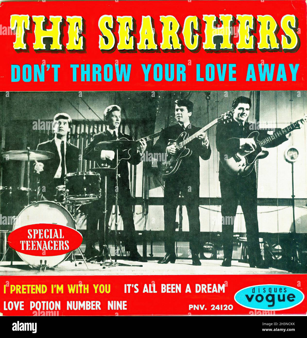 Vintage Vinyl Recording - Searchers, The - Don't Throw Your Love Away - EP  - F - 1964 Stock Photo - Alamy