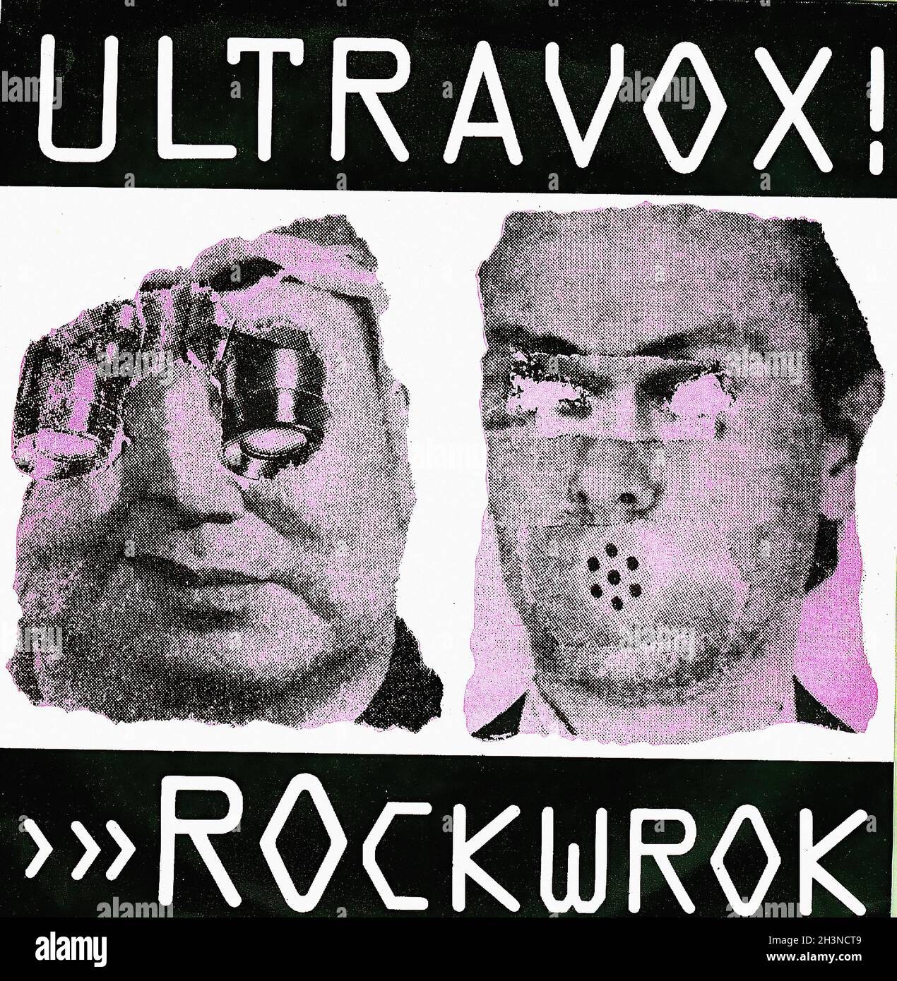 Vintage Vinyl Recording Ultravox RockWrok UK 1977 02 Stock