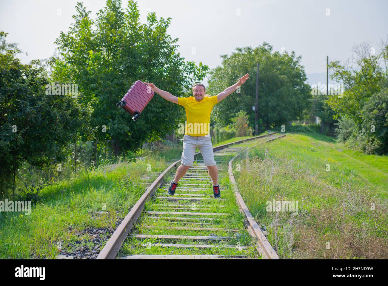 Man in shorts hires stock photography and images Alamy