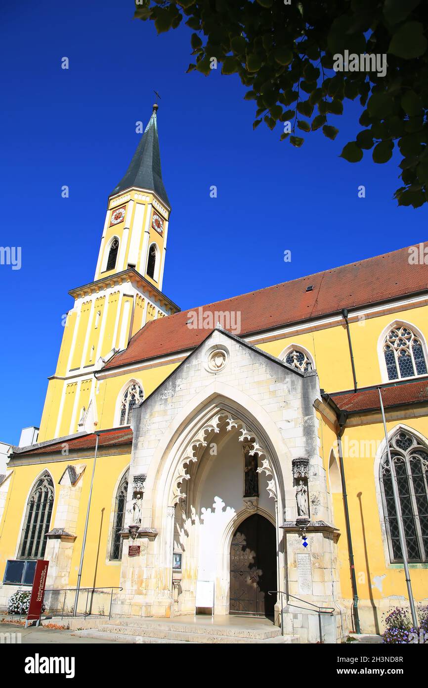 Kelheim is a city in Bavaria with many historical sights Stock Photo