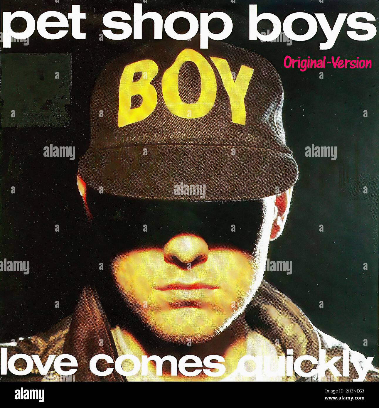 Vintage Vinyl Recording - Pet Shop Boys - Love Comes Quickly - D - 1986 02  Stock Photo - Alamy