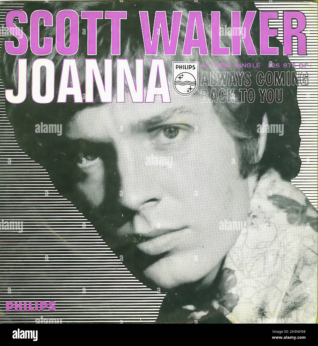 Vintage Vinyl Recording - Walker, Scott - Joanna - NL - 1968 02 Stock Photo  - Alamy