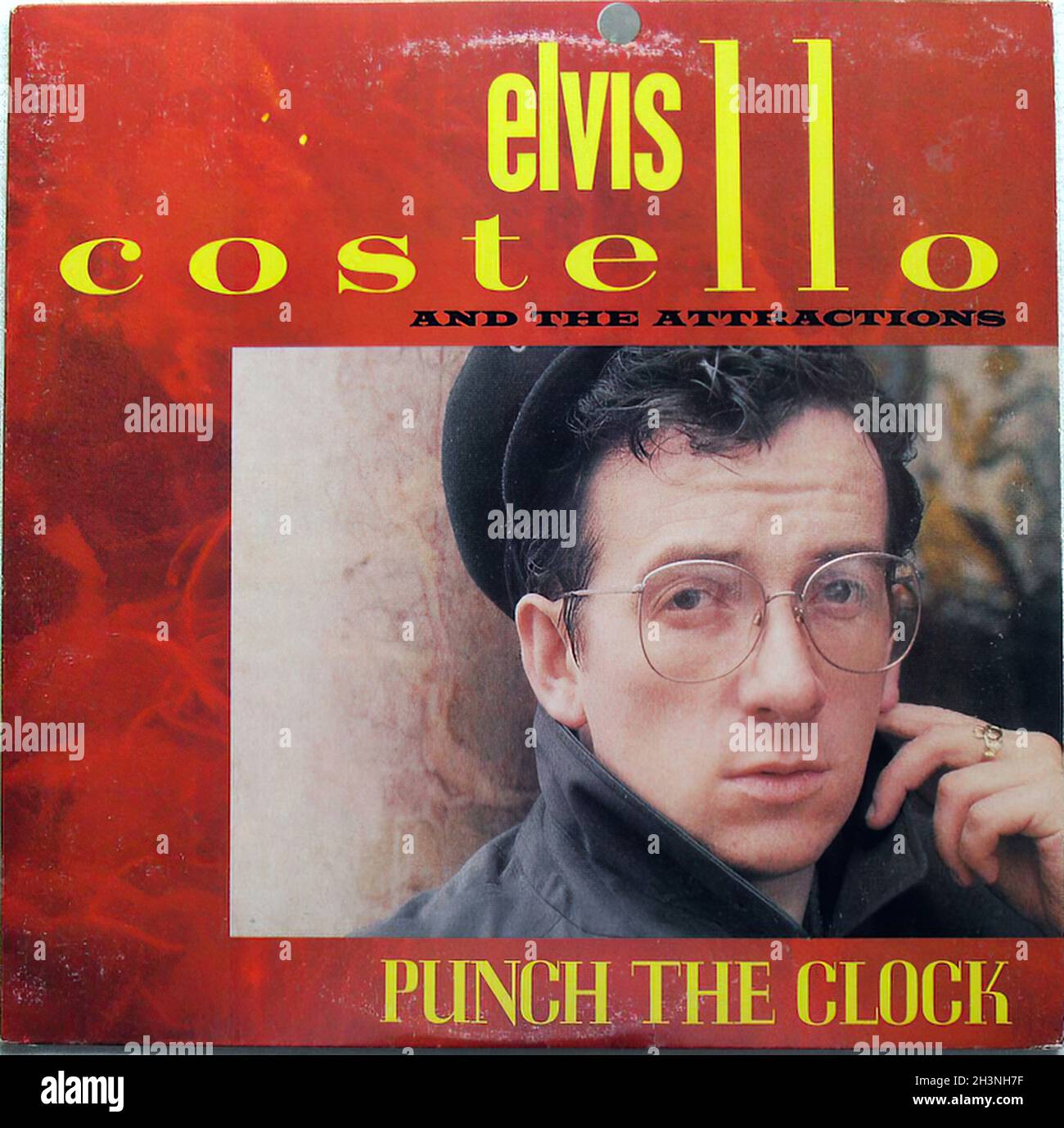 1983 Elvis Costello Punch the Clock 1980s Lp Record Album Vinyl Stock