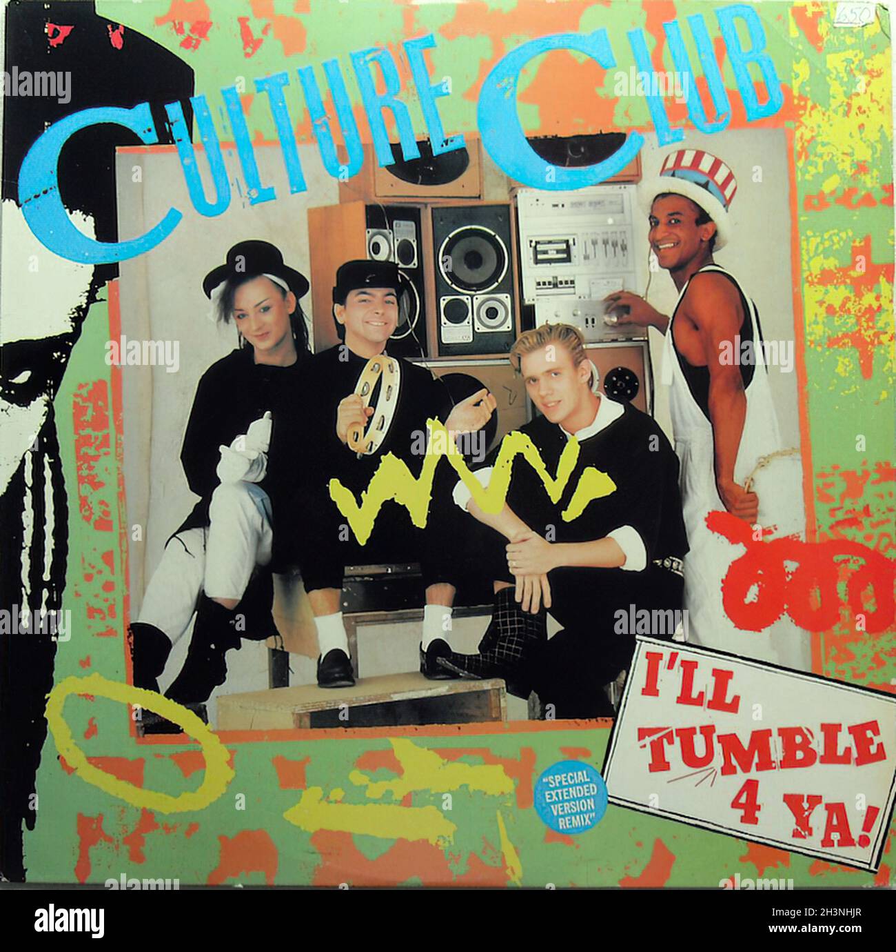 Culture Club I'll Tumble 4 Boy George 1980s 12 Inch Single Stock Photo - Alamy