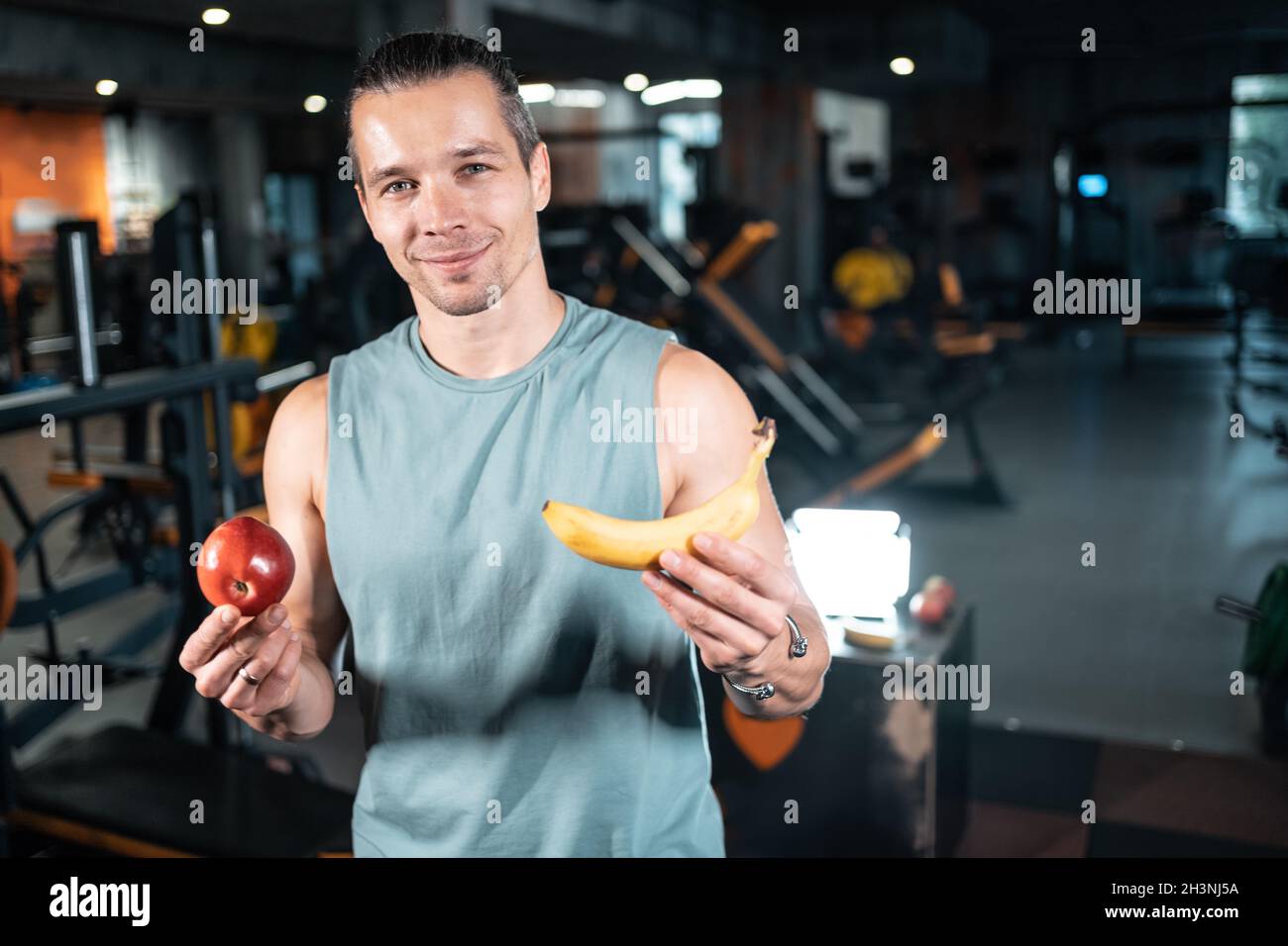 Handsome athlete hi-res stock photography and images - Alamy