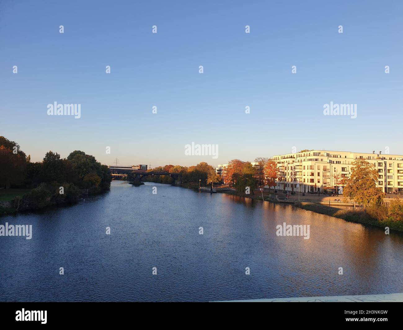 Mülheim an der Ruhr im Herbst Stock Photo