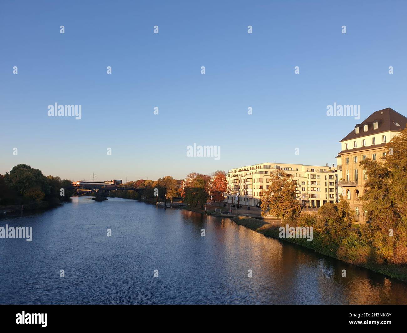 Mülheim an der Ruhr im Herbst Stock Photo