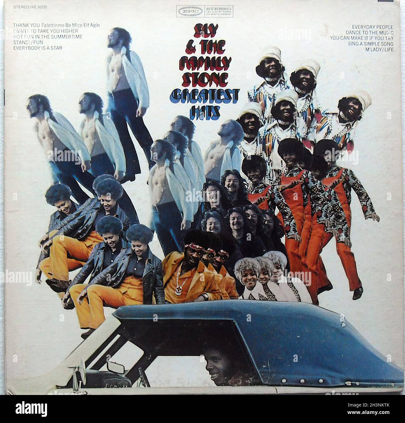 1970 Sly and the Family Stone Greatest Hits Lp Record Album Vinyl 1970s A Stock Photo