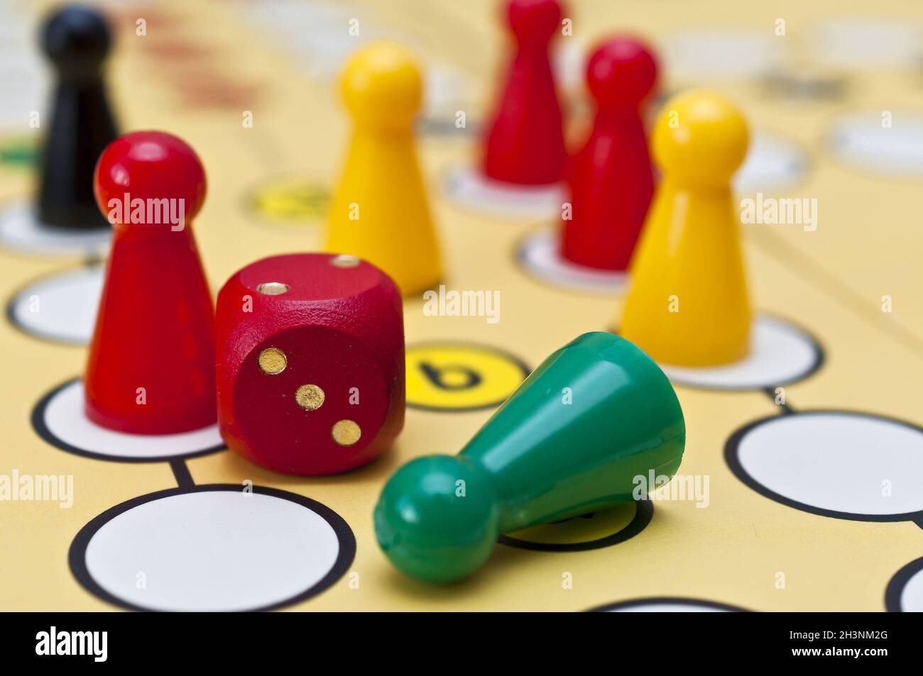 Game of dice Stock Photo