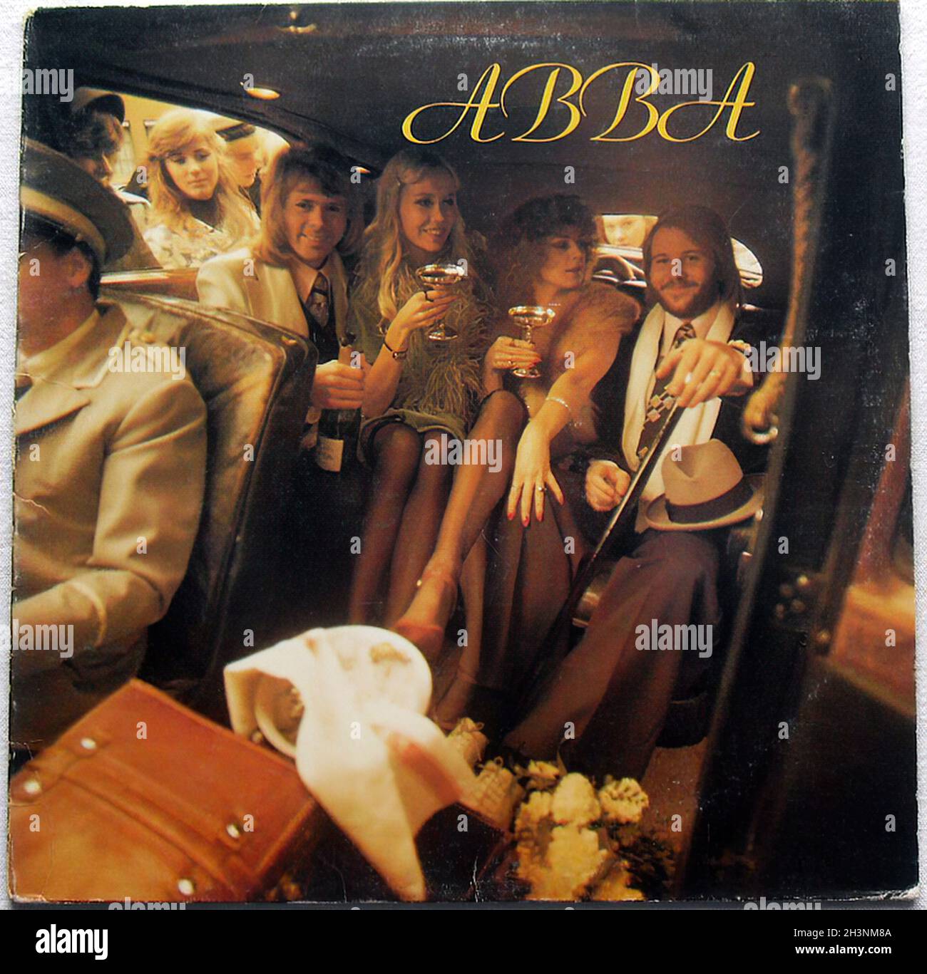 ABBA the album - Vintage vinyl album cover Stock Photo - Alamy