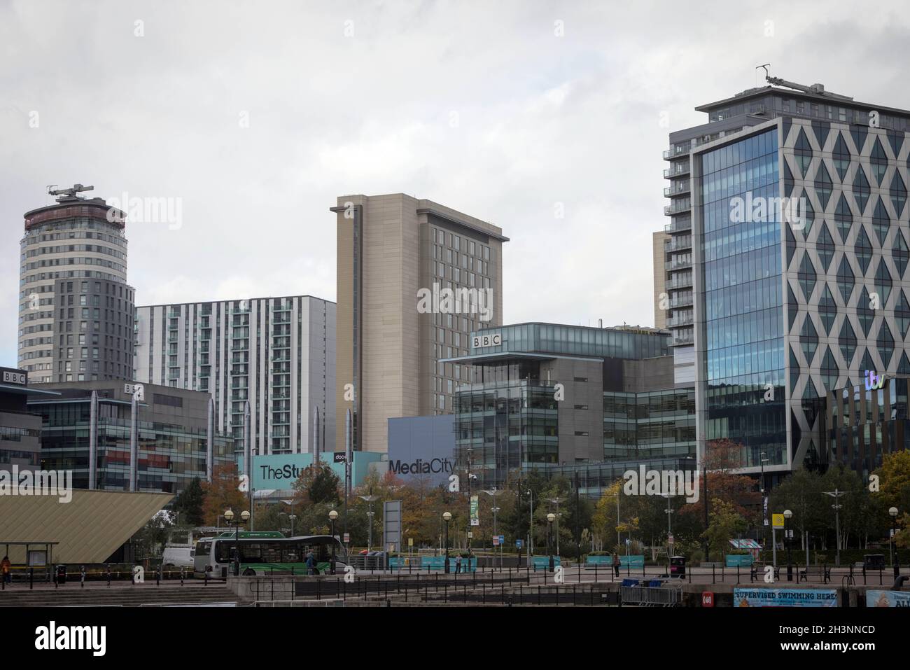 Media City, Salford Quays, Greater Manchester Stock Photo