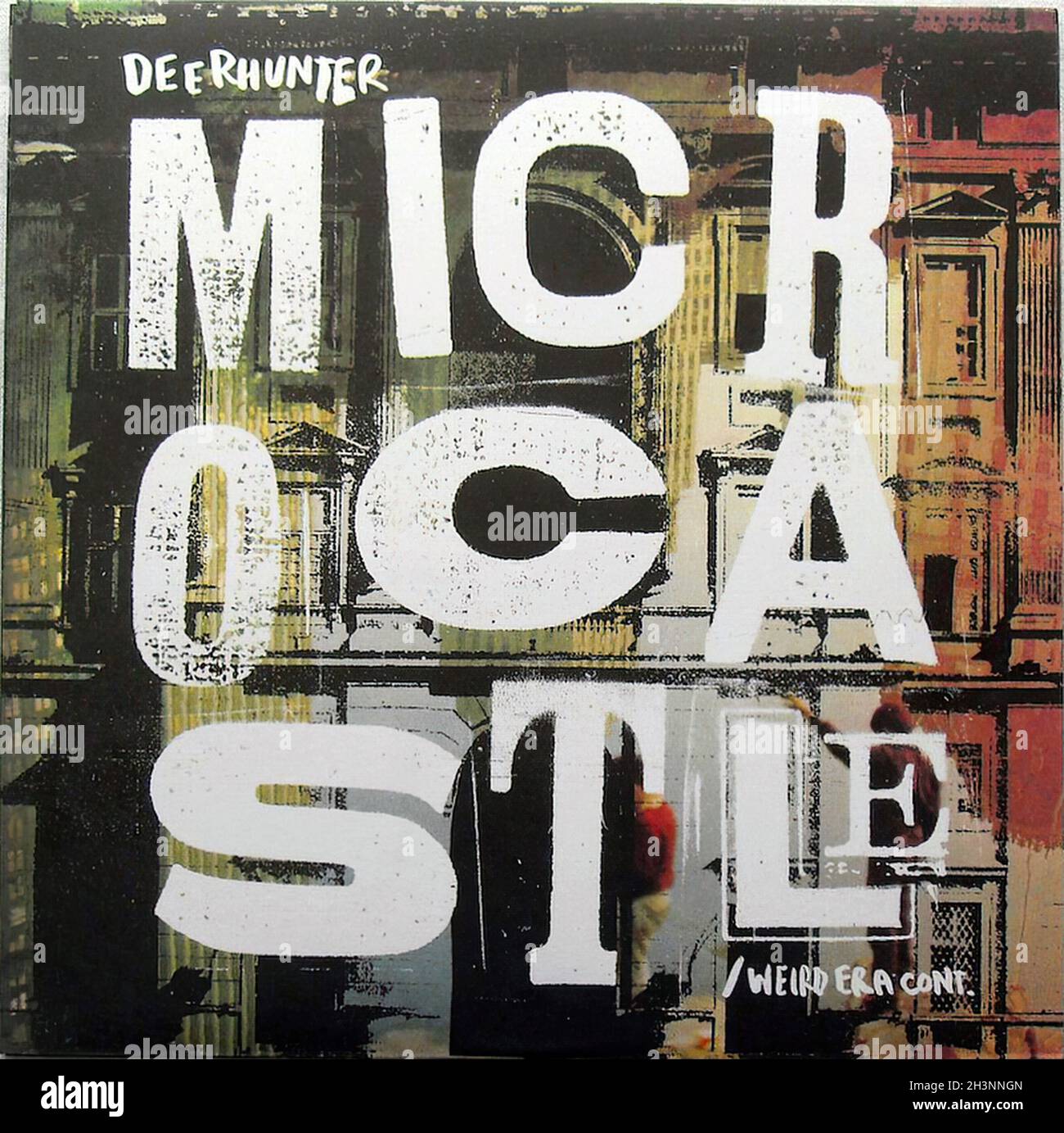 2008 Deerhunter Microcastle Lp Record Album Sleeve Vinyl 2000s A Stock Photo