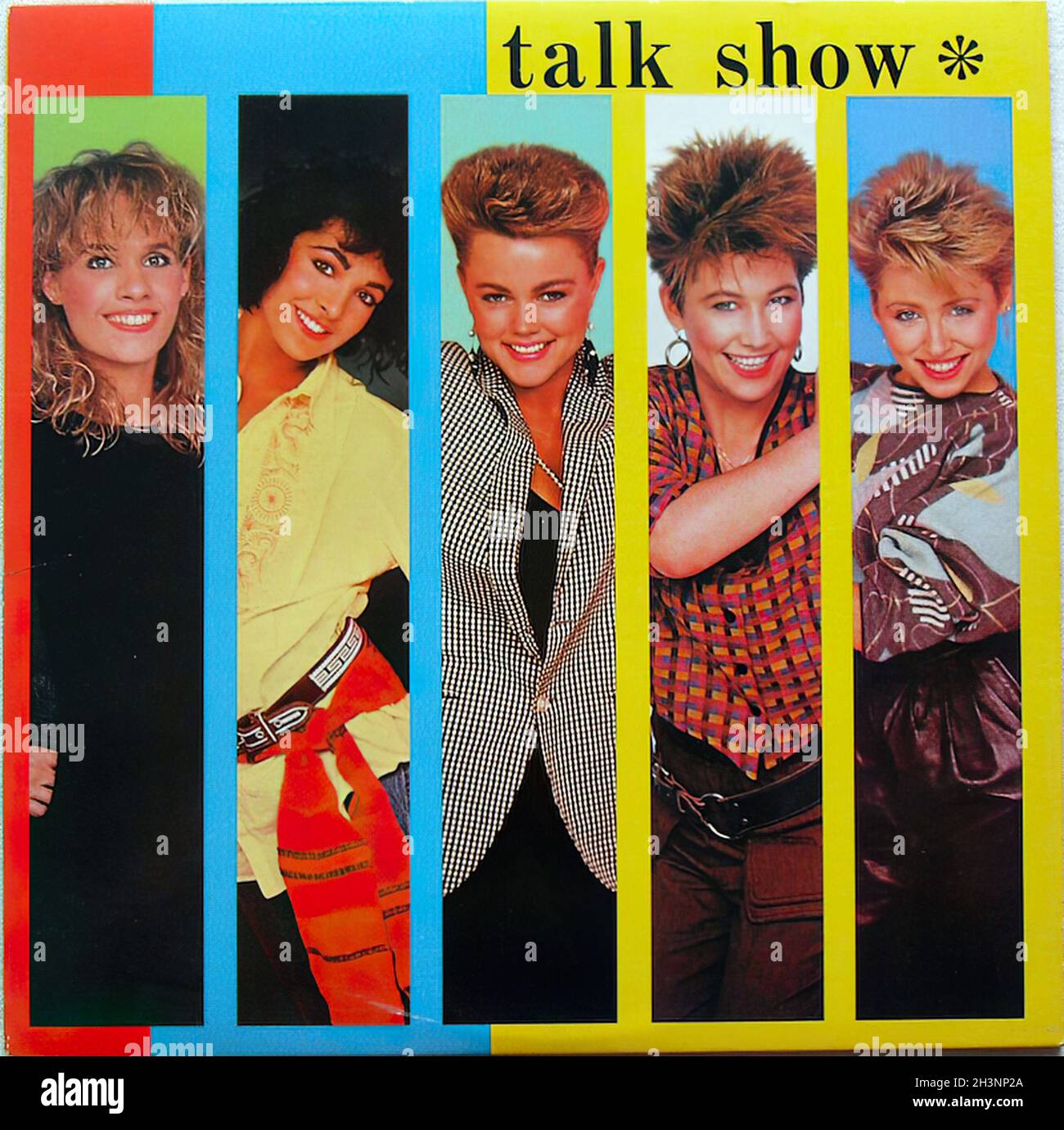 1984 The Go Gos Talk Show Lp 1980s Original Vintage Vinyl Record Album Sleeve A Stock Photo