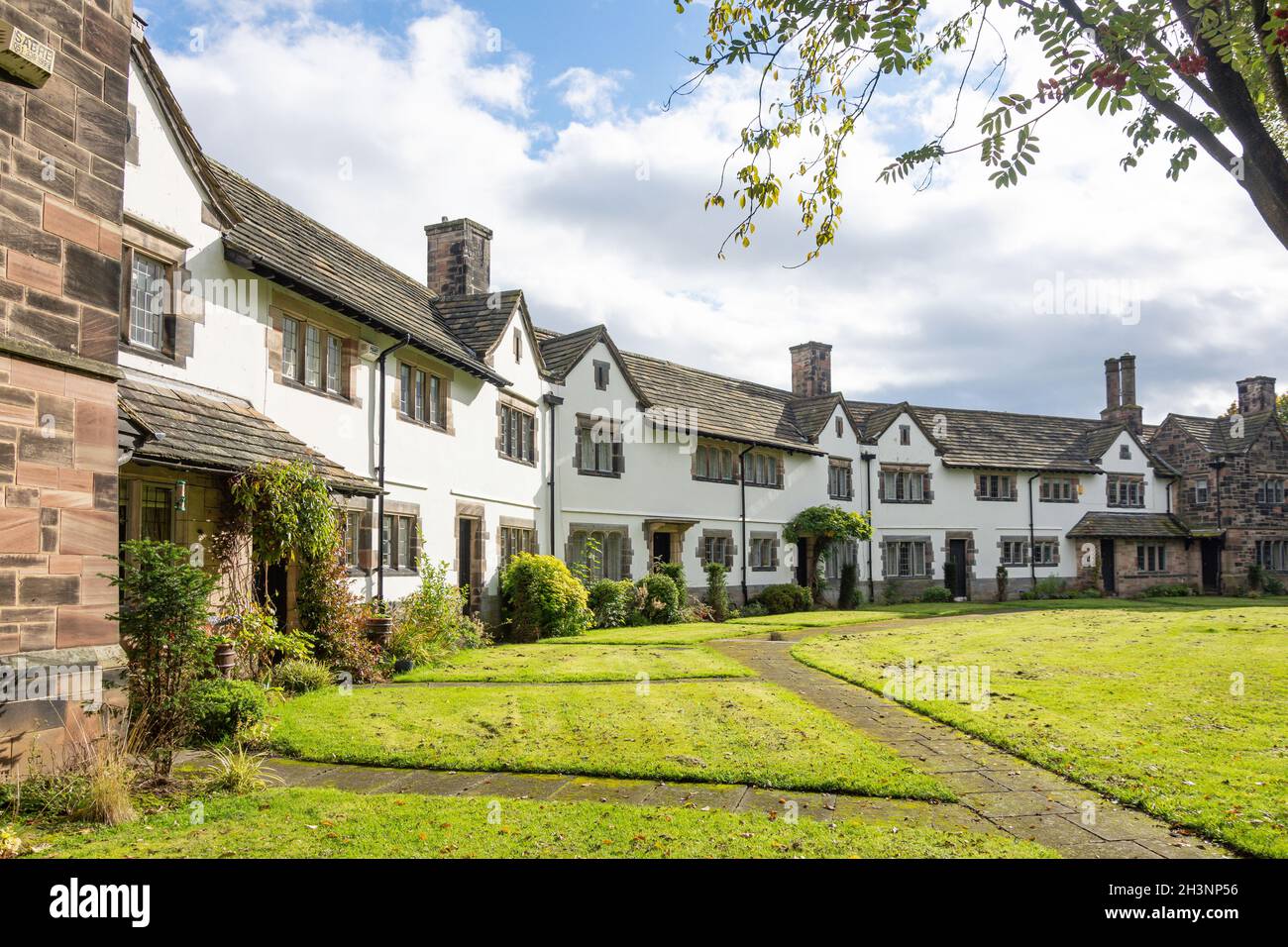 Terraced houses, Port Sunlight, Metropolitan Borough of Wirral