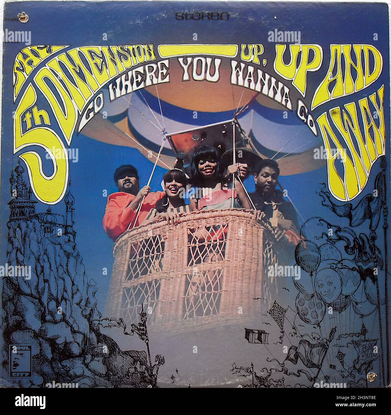 The 5th Dimension 1960s up up and Away Original Vintage Lp Record Album