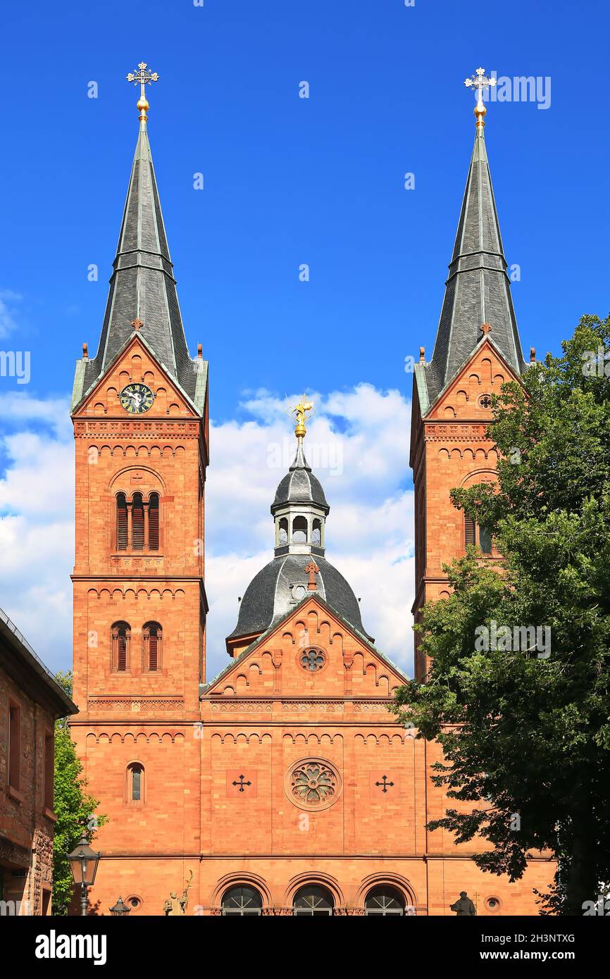 Seligenstadt is a city in Hesse with many historical sights Stock Photo