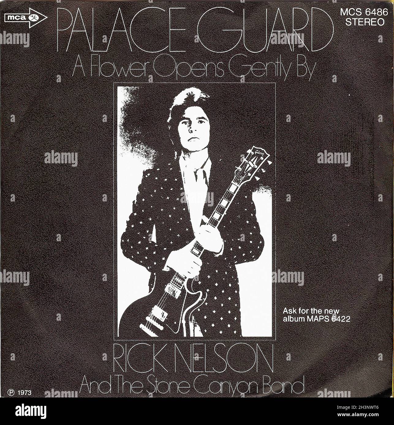 Vintage Vinyl Recording - Nelson, Rick - Palace Guard - D - 1973 Stock Photo