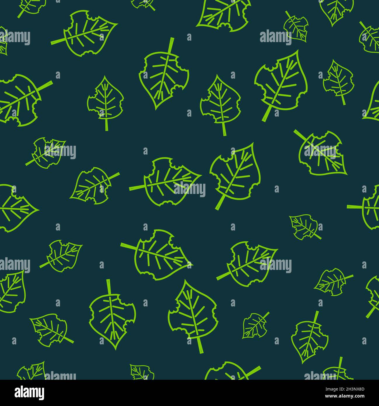 Leaves pattern, illustration Stock Photo Alamy