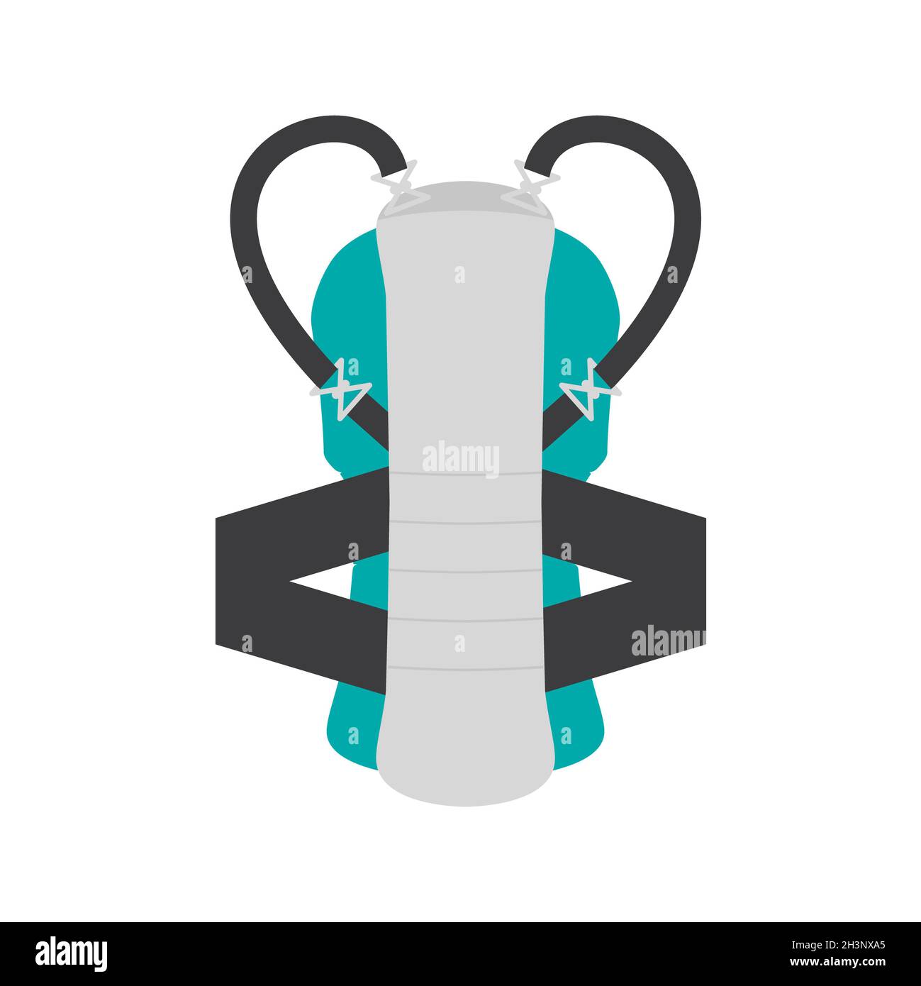 Snowboard back protection, illustration Stock Photo Alamy