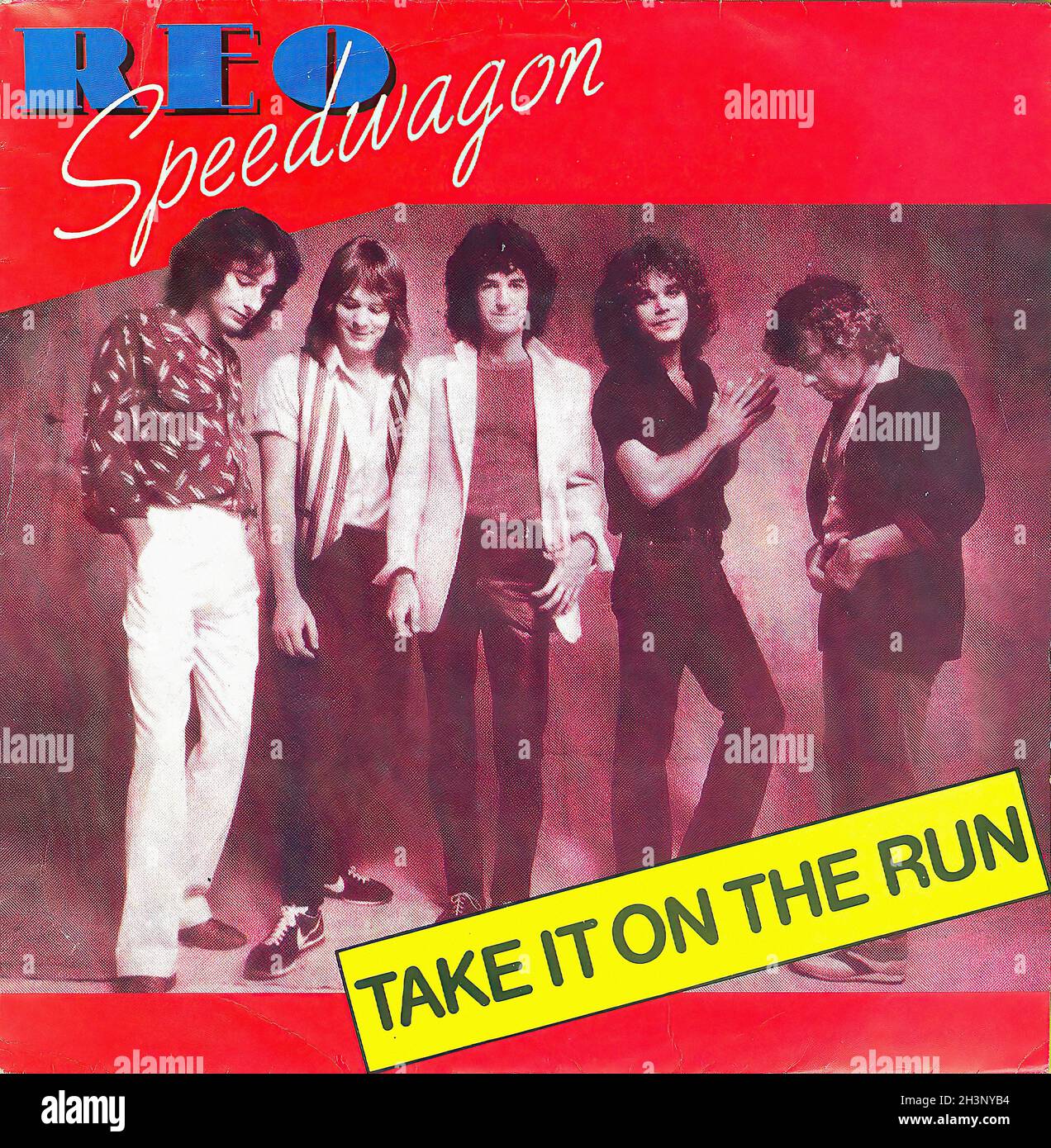 Vintage Vinyl Recording - REO Speedwagon - Take It On The Run - NL - 1980  01 Stock Photo - Alamy